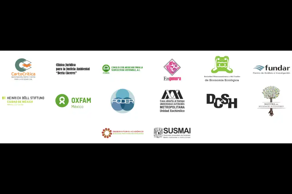 Asociaciones civiles que participaron en la creación de Así se ve la Minería entre ellas destacan ONGs extranjeras como OXFAM y Fundación Heinrich Boll.

