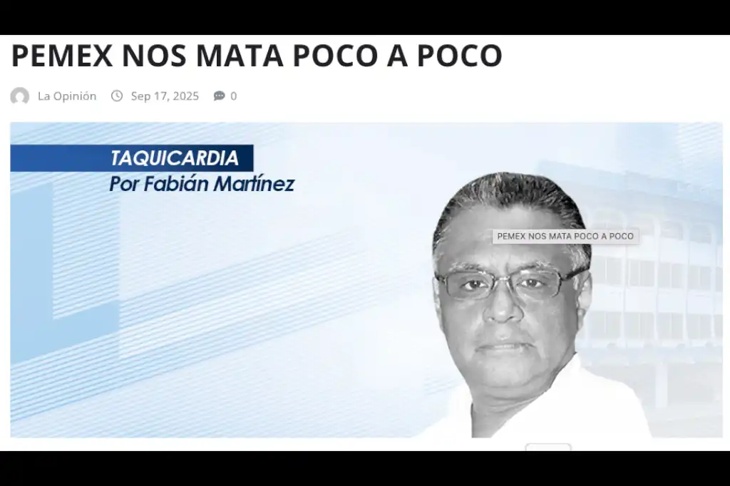 La Alianza Mexicana contra el Fracking instrumentaliza derrame para fines políticos.