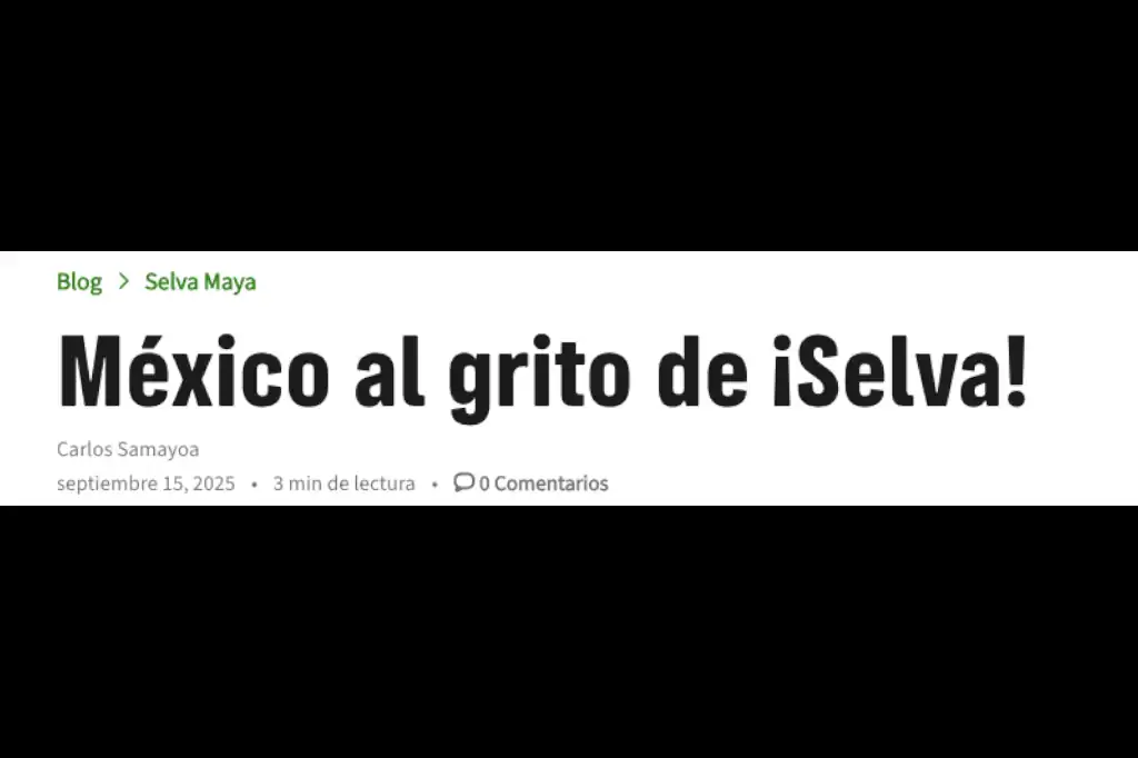 Greenpeace México eligió el marco de las fiestas patrias para ensayar una jugada discursiva que raya en la manipulación simbólica, apropiándose de la retórica de la independencia nacional para atacar, de manera solapada al Tren Maya. 