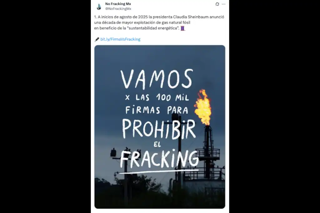 El discurso alarmista de la Alianza contra el Fracking manipulando la palabra de la Presidenta a su conveniencia.
