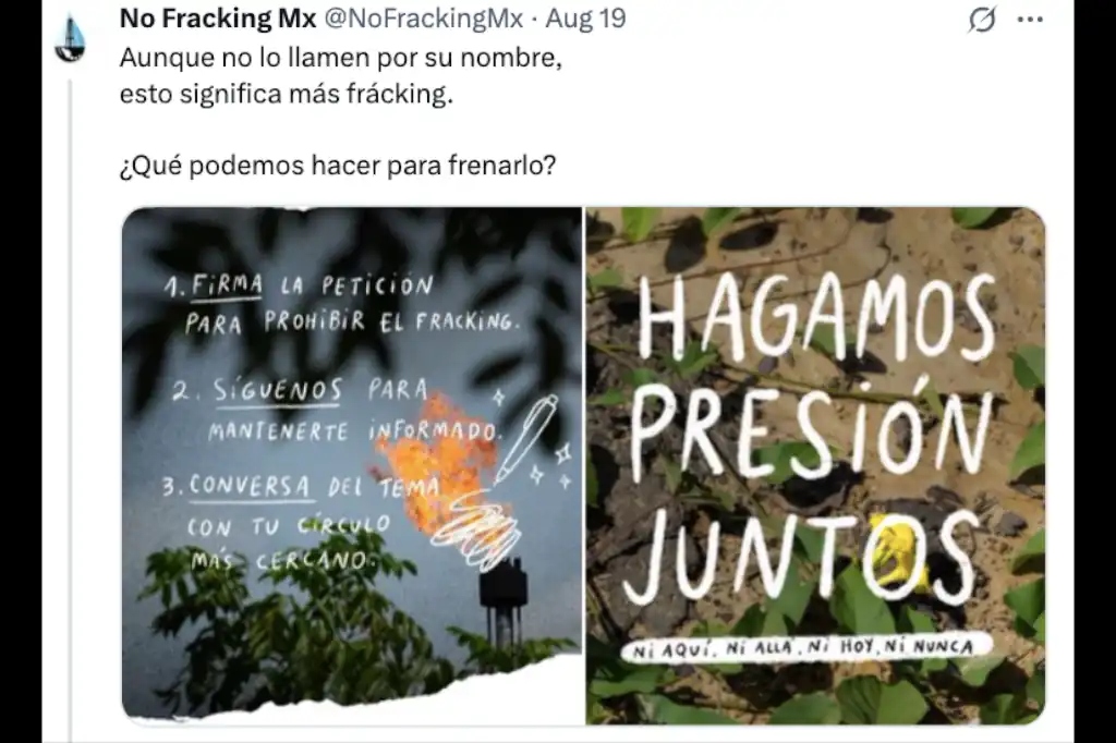 El discurso alarmista de la Alianza contra el Fracking manipulando la palabra de la Presidenta a su conveniencia.