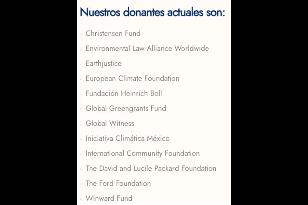 El Centro Mexicano de Derecho Ambiental (CEMDA) insiste en presentarse como un actor “independiente”, abanderado de causas verdes y defensor de comunidades. Pero detrás de sus campañas mediáticas contra la política energética del Estado mexicano, existe un entramado complejo de financiamiento extranjero.