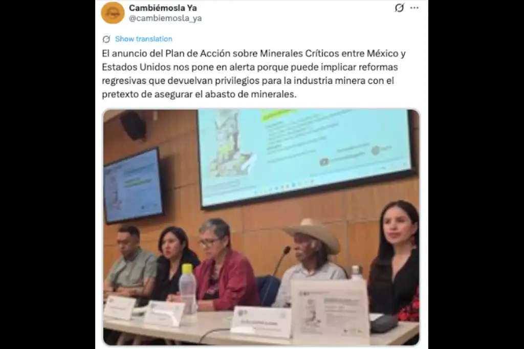 Beatriz Olivera, de #CambiémoslaYa! acusa a Marcelo Ebrard de extractivista y neoliberal