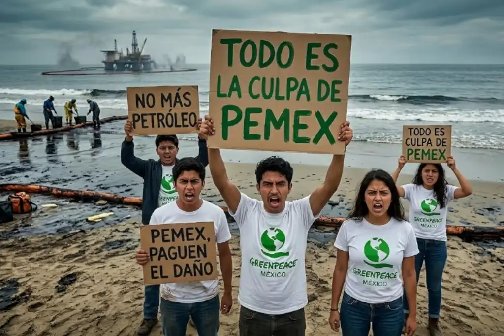 Greenpeace México muestra su verdadera cara al cuestionar a PEMEX